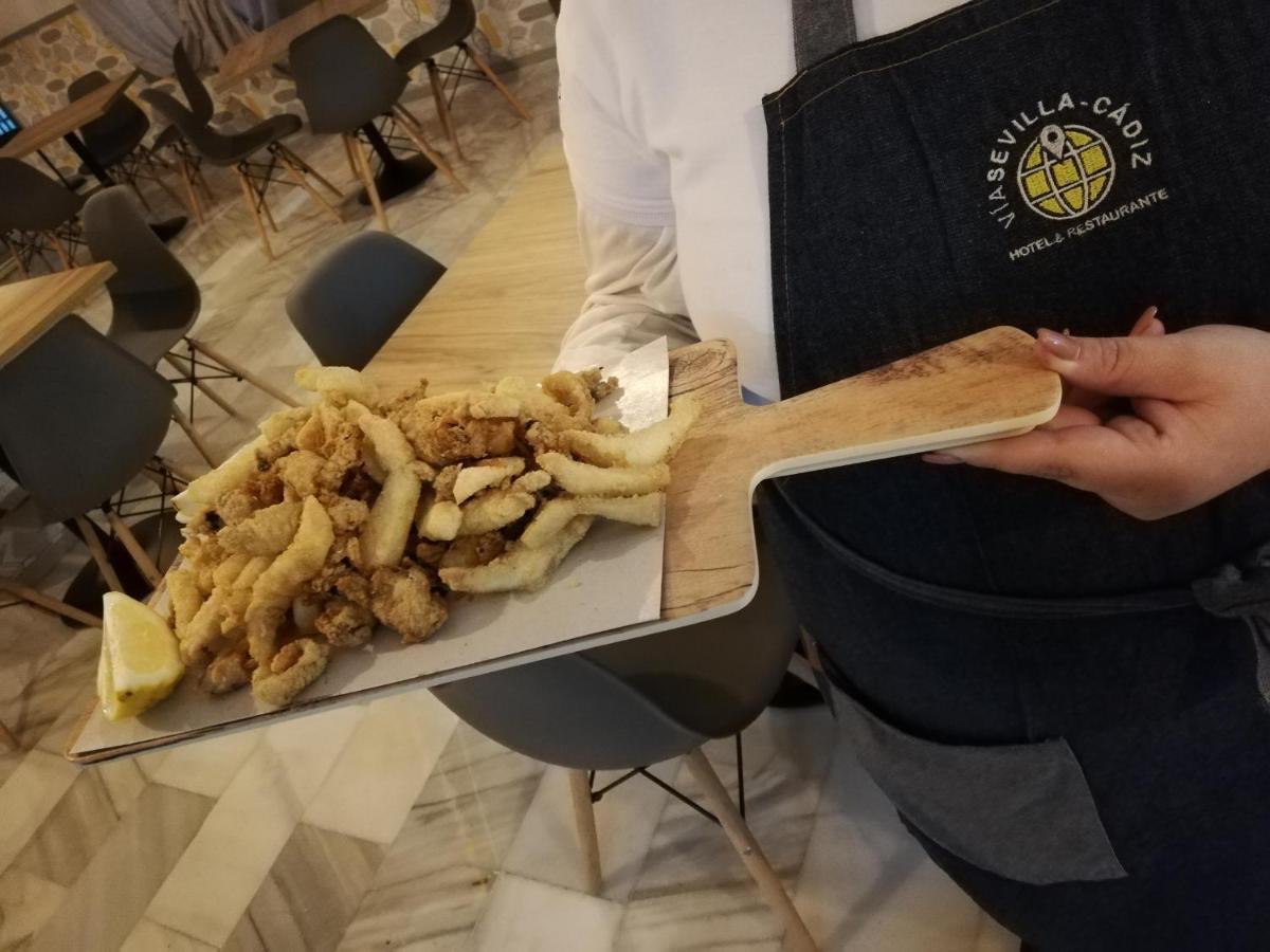 Hotel Restaurante Via Sevilla - Cadiz By Ma 22 Puntos El Cuervo  Exteriör bild
